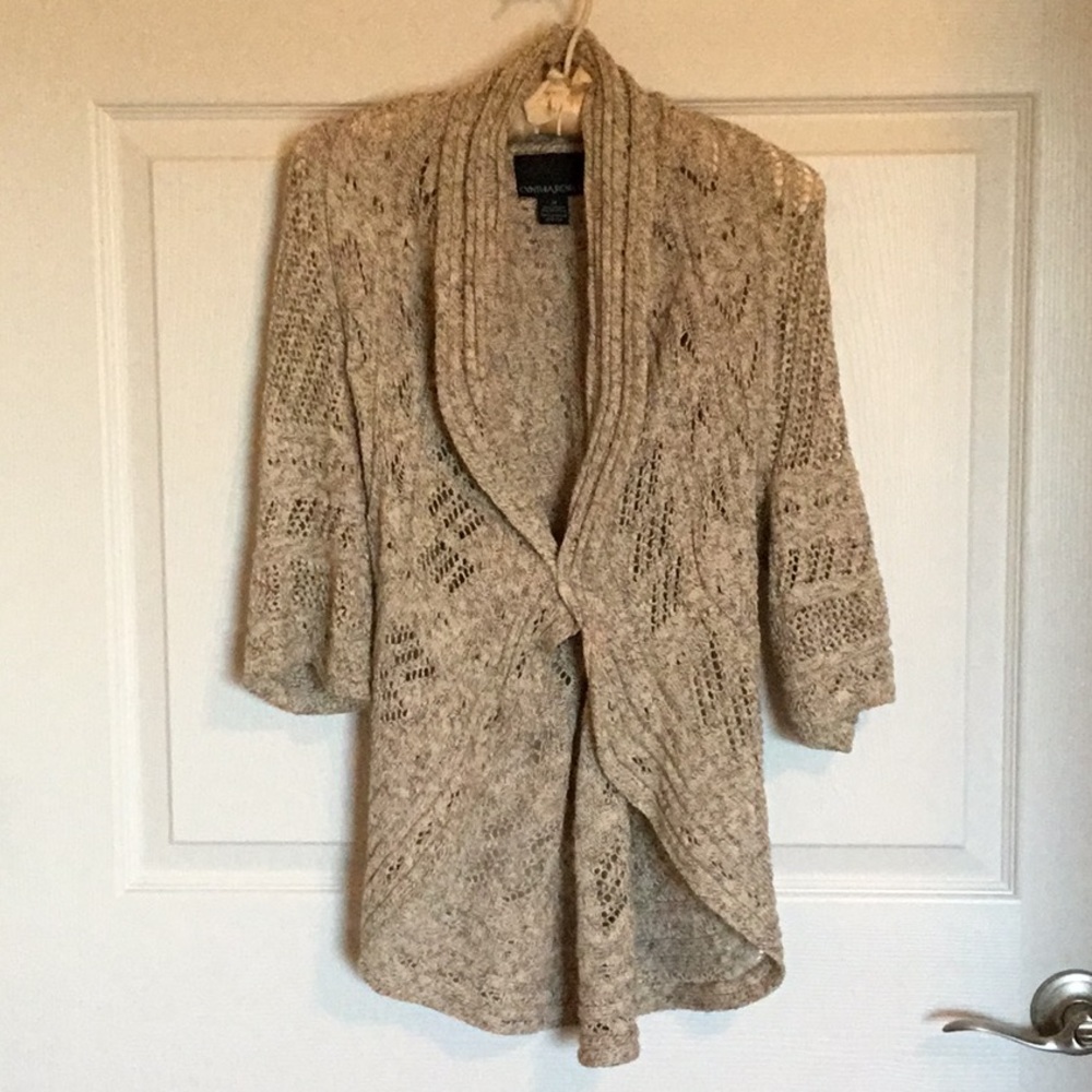 Open weave sweater, size M